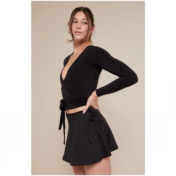 Pacsun PAC 1980 Whisper Leila Wrap Mini Skort - Picture 8 of 10